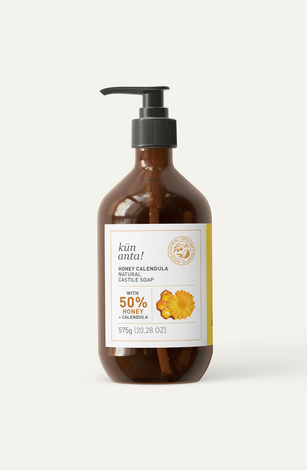 HONEY CALLENDULA NATURAL CASTILE SOAP